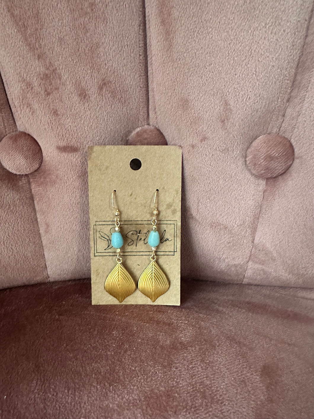 Gold Leaf Earrings