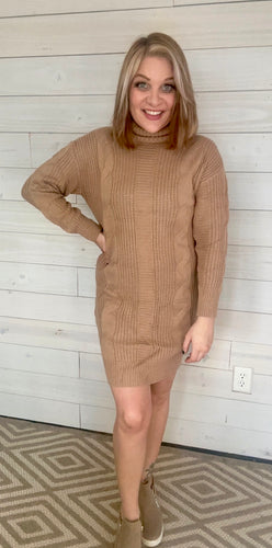 Sweater Dress Biege
