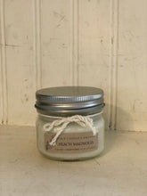 Load image into Gallery viewer, Peach Magnolia 4 oz Mason Jar Candles