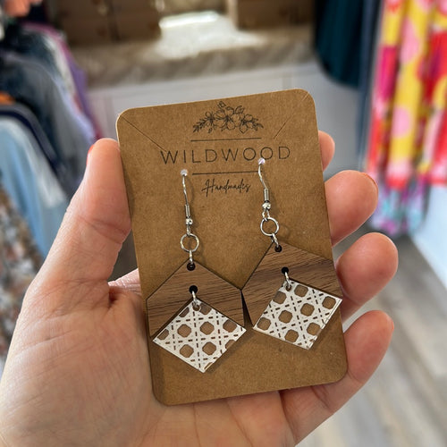 Hexagon Earrings