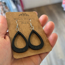 Load image into Gallery viewer, Black Lace Earrings