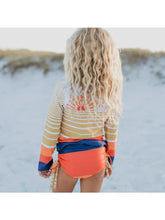 Load image into Gallery viewer, Sunset Rashguard Swimsuit Kids